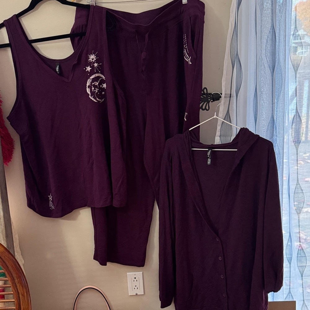 Torrid Deep Purple Pajama Set